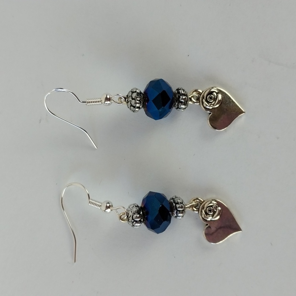 Heart Dangle Earrings